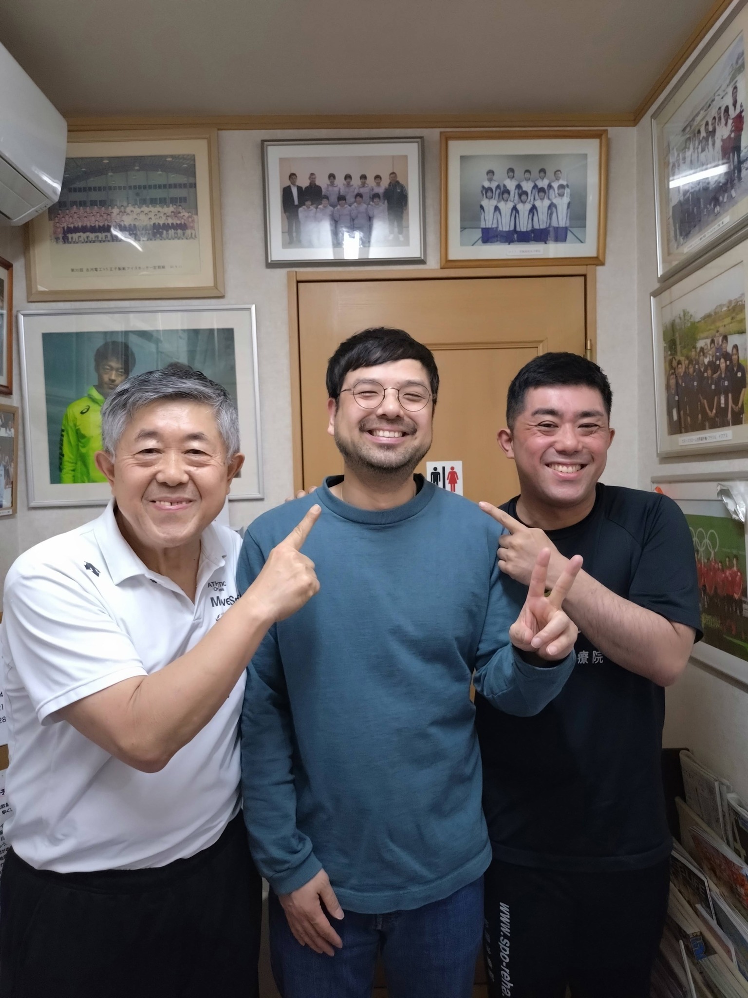 ハピネッツ元HC 前田顕蔵さん来訪
